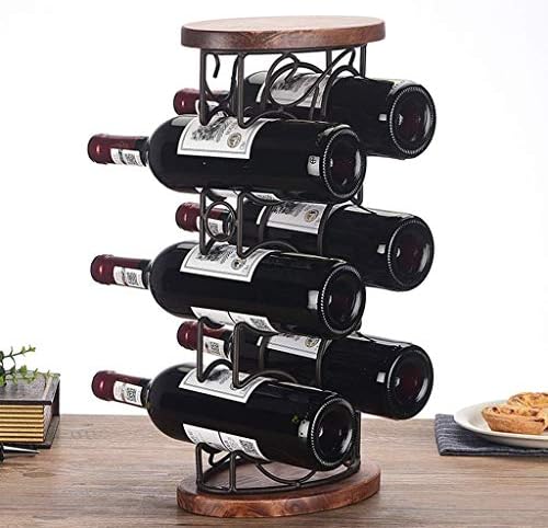 Modern Freestanding Wine Rack with Rounded Design