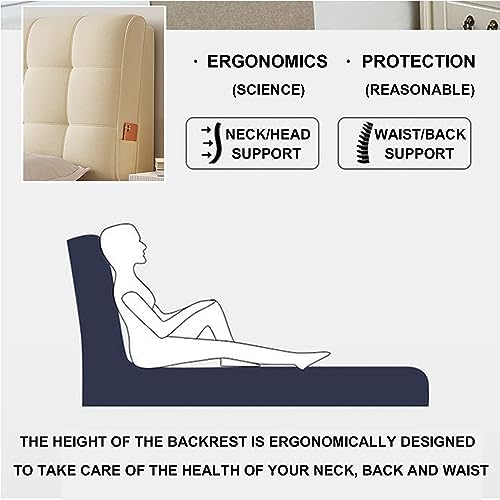 ZZYK Large Headboard Pillow with Storage