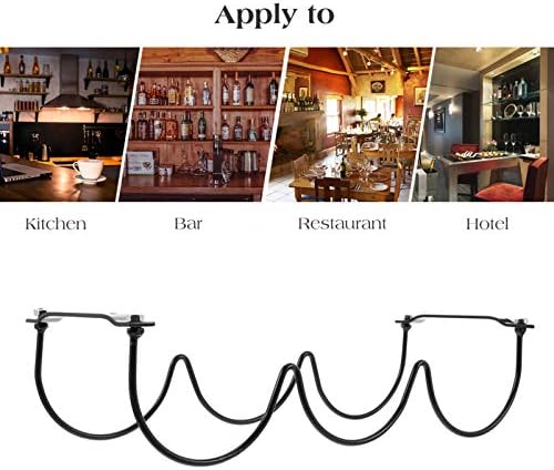 DECHOUS 2pcs Tabletop Wine Rack Holder