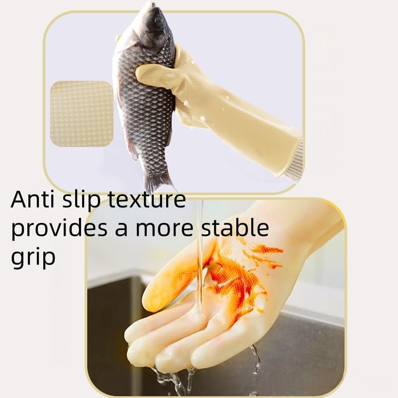 Thick Durable Anti Slip Waterproof Gloves - 3 Pack