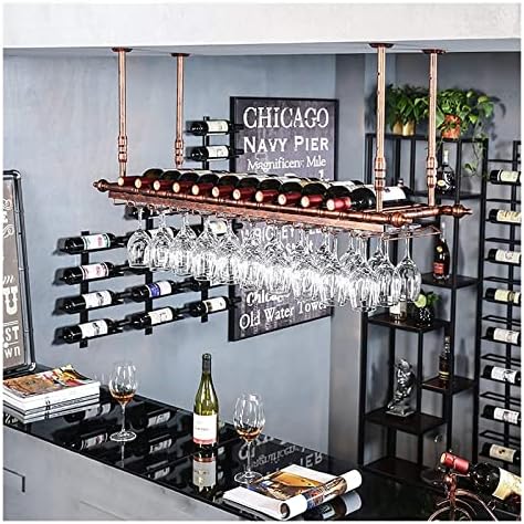 ALDEPO Adjustable Wine Rack Ceiling Holder 120x35CM