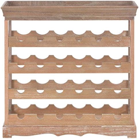 GOLINPEILO Wooden Wine Cabinet with 4 Shelves