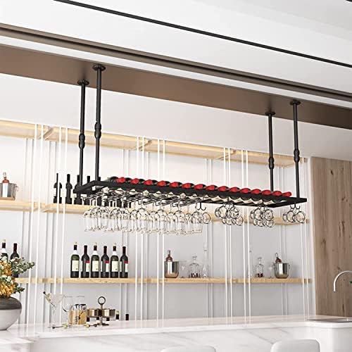 IOCCIOBB Wall-Mounted Wine Rack with Adjustable Holder 1