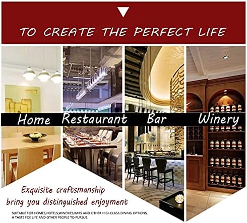Ceiling Wine Racks Hanging Glass Holder for Kitchen Bar and Home
