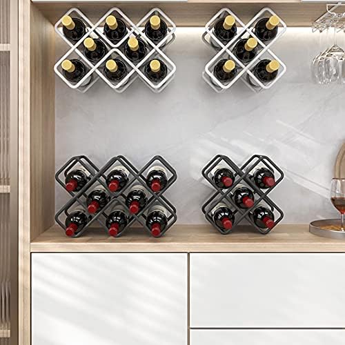 Wine Racks Countertop 2-3 Bottle Stackable Storage Rack