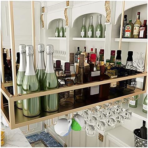 ALDEPO Wall-Mounted Wine Glass Rack with Upside Down Design