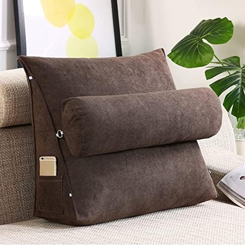 Karnado Brown Wedge Pillow for Reading and Bed Support 1