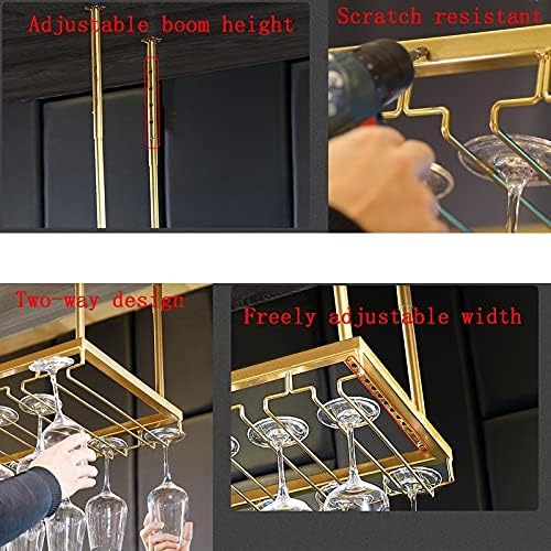 SDdPulse Wall-Mounted Wine Rack with Adjustable Height