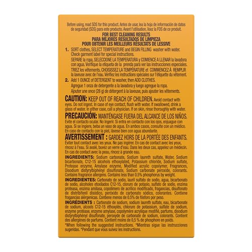 Arm Hammer Plus OxiClean Powder Detergent 2 Loads 2 oz