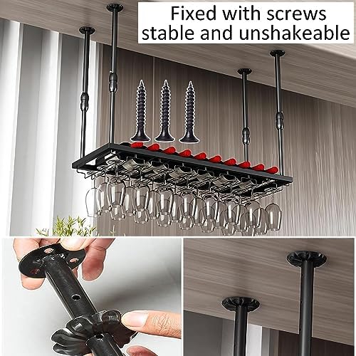 LIGUOYI Wall-Mounted Wine Glass Rack 1