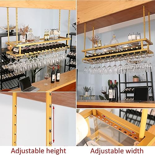 Adjustable Sturdy Wine Glass Holder for Kitchen and Bar