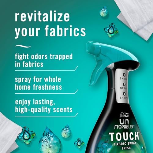 Febreze Unstopables Touch Fabric Spray Fresh Breeze 169 oz Pack of 2