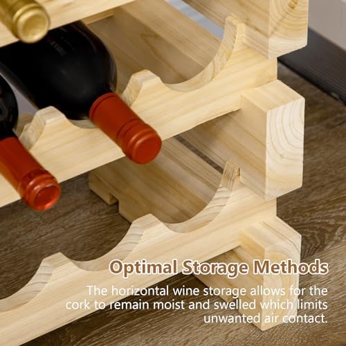 Fmlud Stackable Wine Rack - 6 Tier 72 Bottle Holder