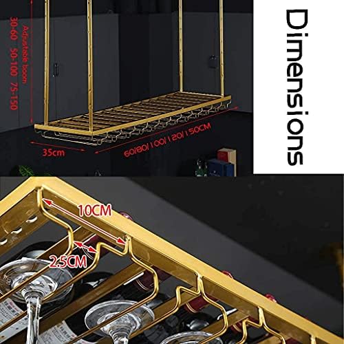 Adjustable Wall-Mounted Wine Rack for Home and Kitchen