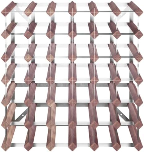 vidaXL Freestanding Wine Rack 42 Bottles