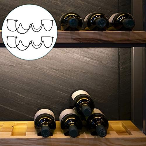 DECHOUS 2pcs Tabletop Wine Rack Holder