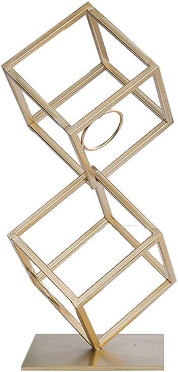 HASMI Modern Geometric Wine Rack for Home and Kitchen