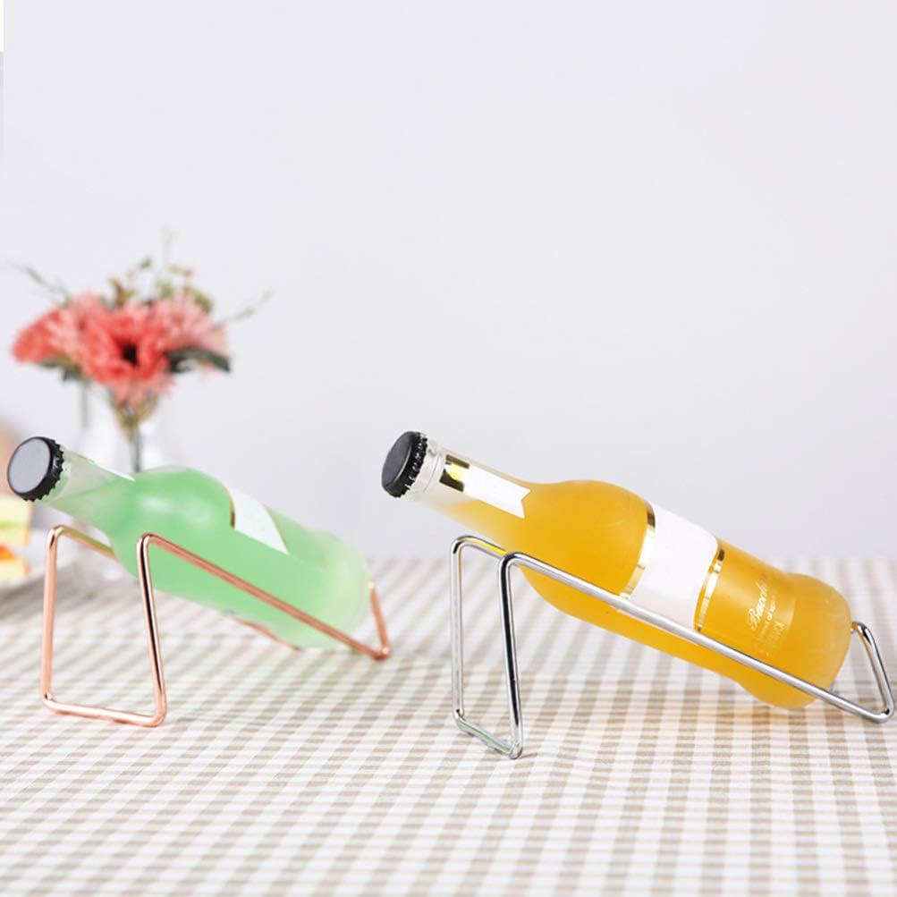 DOITOOL Elegant Wrought Iron Wine Rack for Home Decor