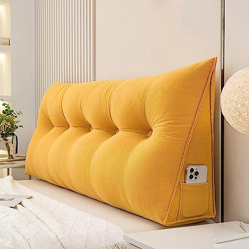 COZMAX Queen Size Headboard Pillow with Fleece and Zipper