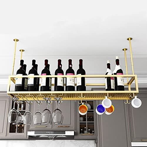 Sturdy Iron Wine Glass Holder with Adjustable Stemware Rack 1