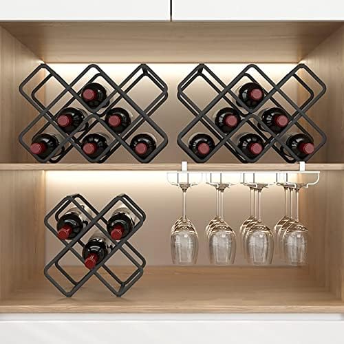 AkosOL Free Standing Wine Rack Organizer
