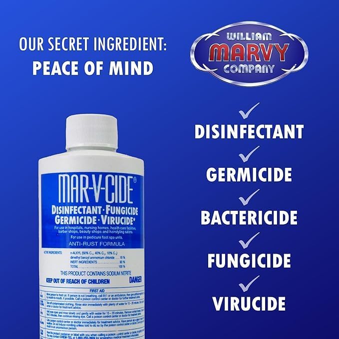 William Marvy Disinfectant Fungicide 16 oz