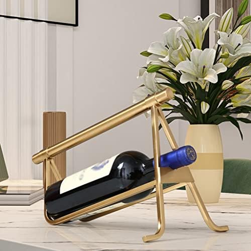 INKTUS Rustic Metal Freestanding Wine Rack