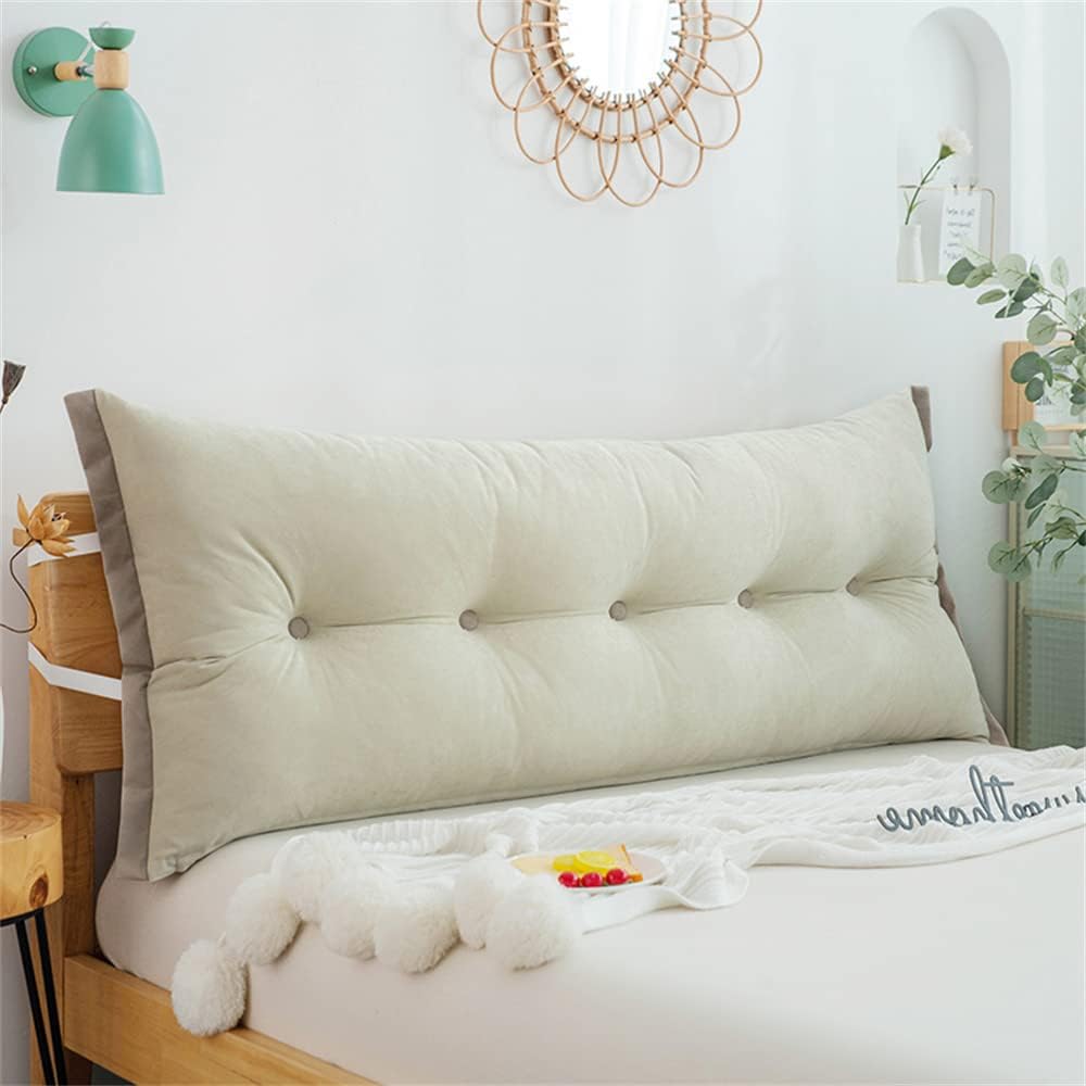 ZZYK Soft Velvet Reading Pillow with Removable Cover