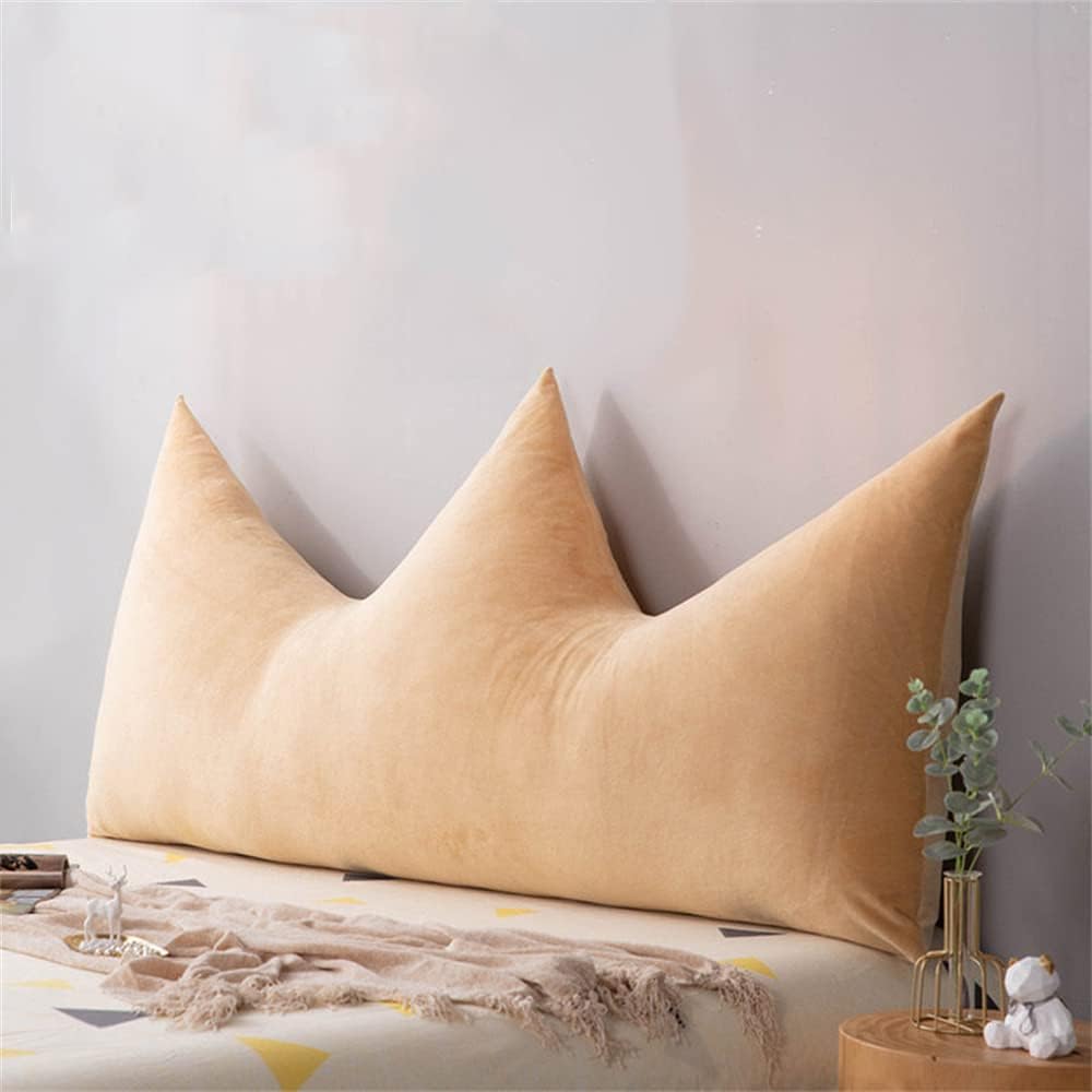ZZYK Large Velvet Wedge Pillow Reading Support Cushion