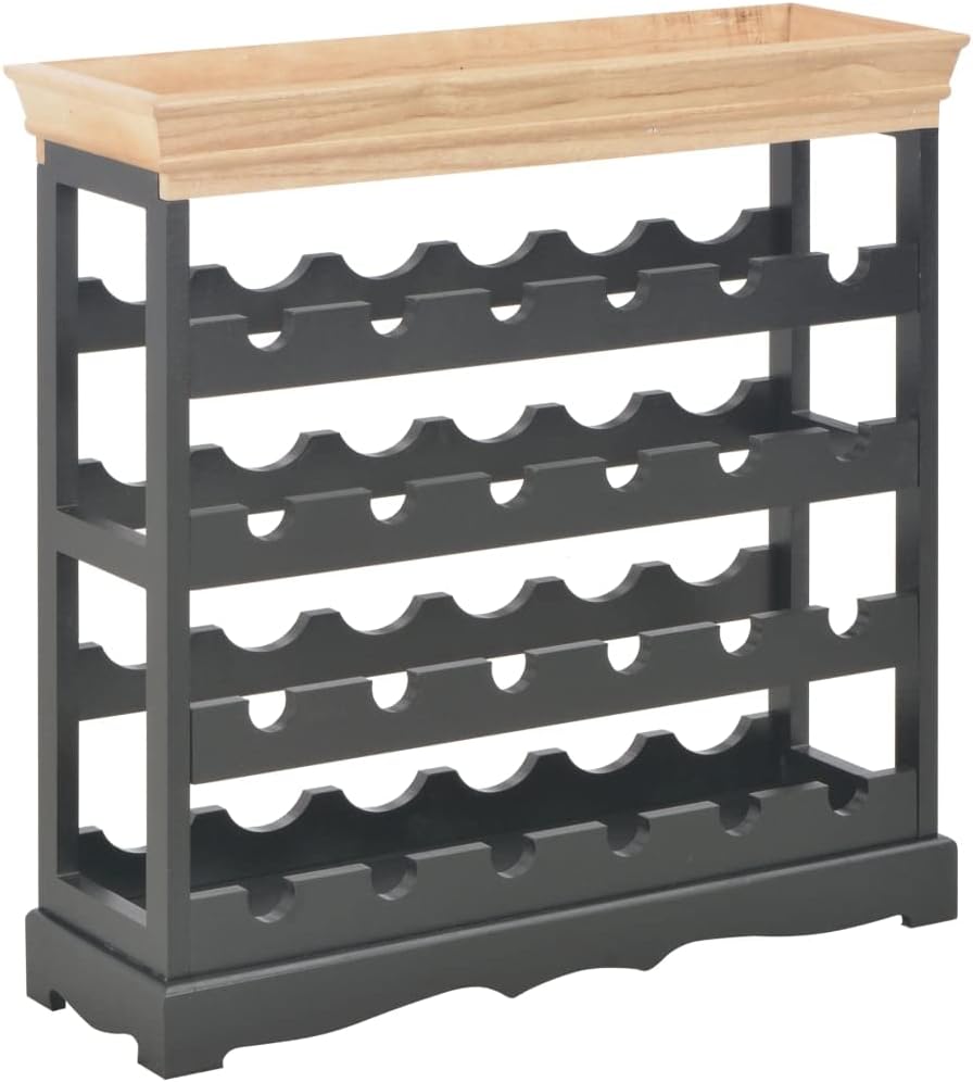 Loibinfen Wooden Wine Cabinet 24-Bottle Storage