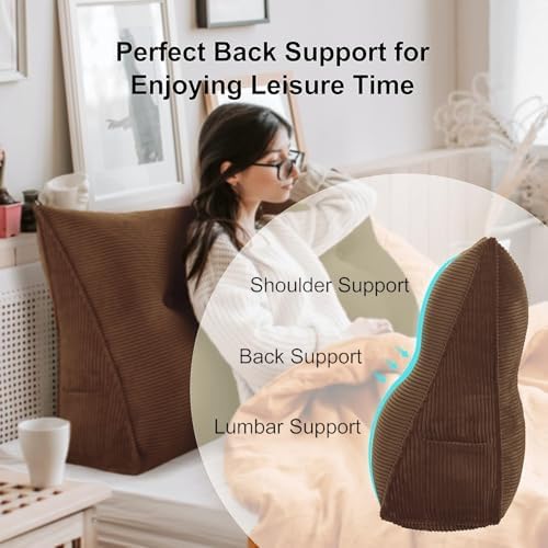 WOWMAX Rectangular Headboard Pillow with Back Support
