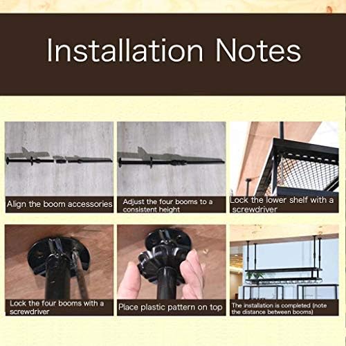 Wine Rack Ceiling Holder for Home and Bar