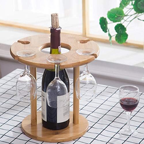 MaGiLL Bamboo Wine Rack Freestanding Storage