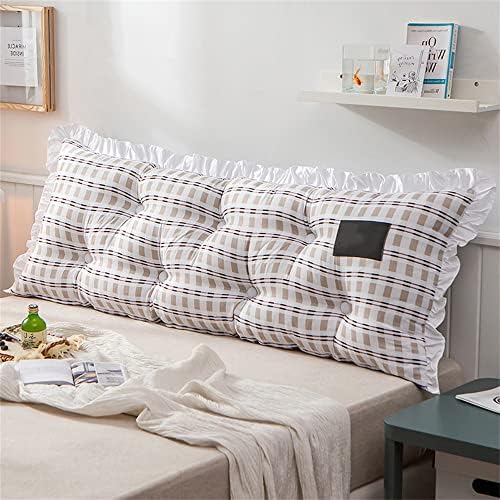 ZZYK Extra-Large Silk Reading Pillow with Removable Cover