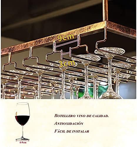 VKEID Wall-Mounted Wine Rack for Home Kitchen Bar Restaurant 1