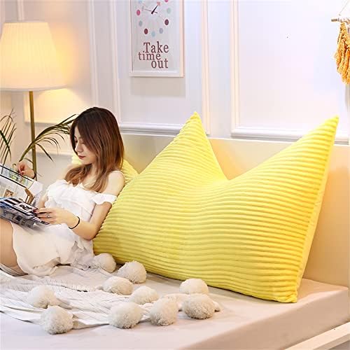 ZZYK Yellow Wedge Headboard Pillow 354 Large
