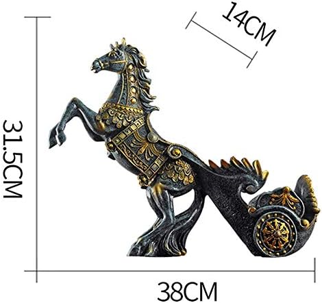 Pkfinrd Blue Resin Wine Rack Animal Shape Decor