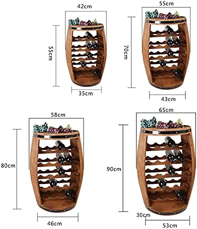 TOMYEUS Large Freestanding Wooden Wine Cabinet