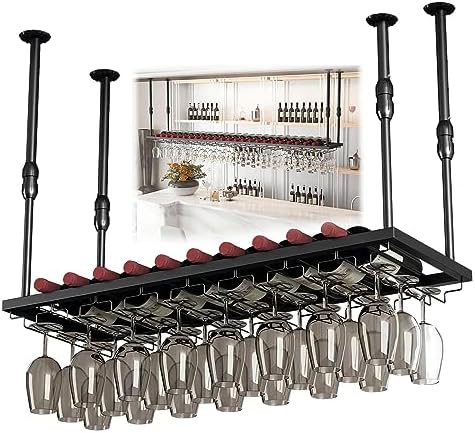 LIGUOYI Adjustable Height Wine Glass Rack