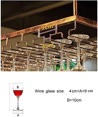 QHCS Wall-Mounted Wine Rack 90cm Iron Storage Shelf