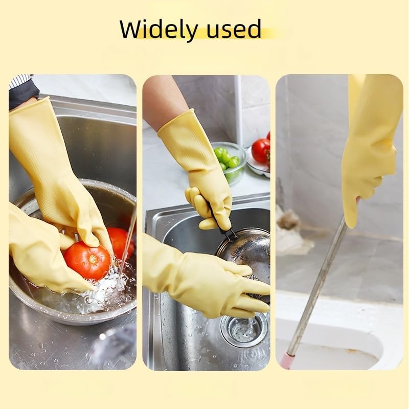 Thick Durable Anti Slip Waterproof Gloves - 3 Pack