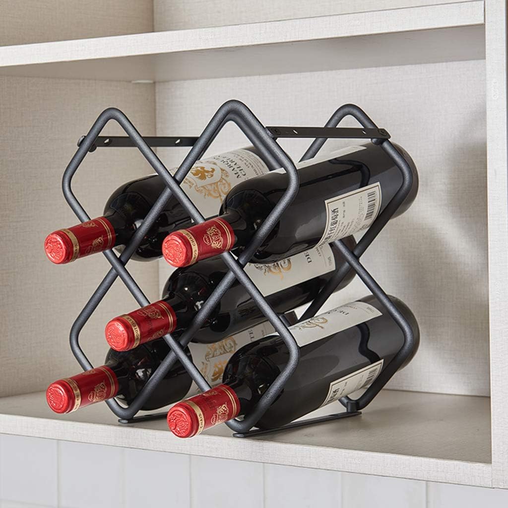 Umaxa 6 Bottle Wine Rack Stand Freestanding Space Saver