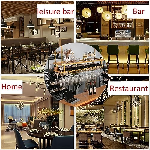Adjustable Sturdy Wine Glass Holder for Kitchen and Bar