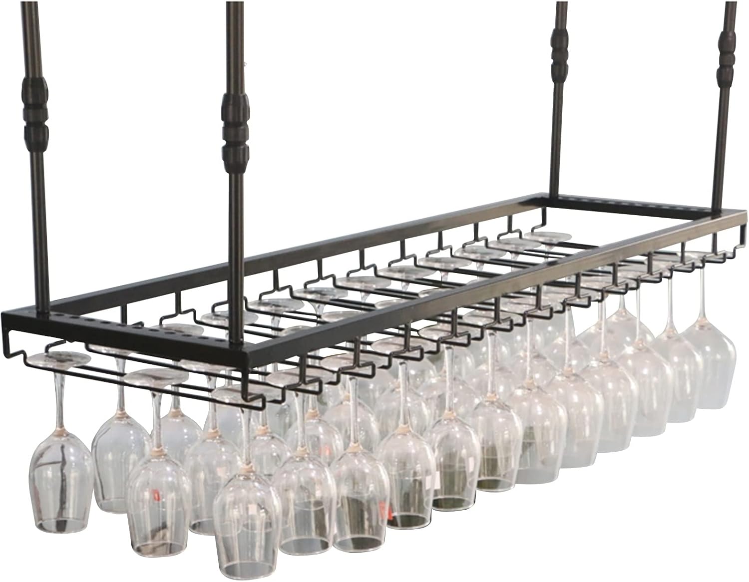 Suuim Adjustable Wine Rack for Kitchen and Bar