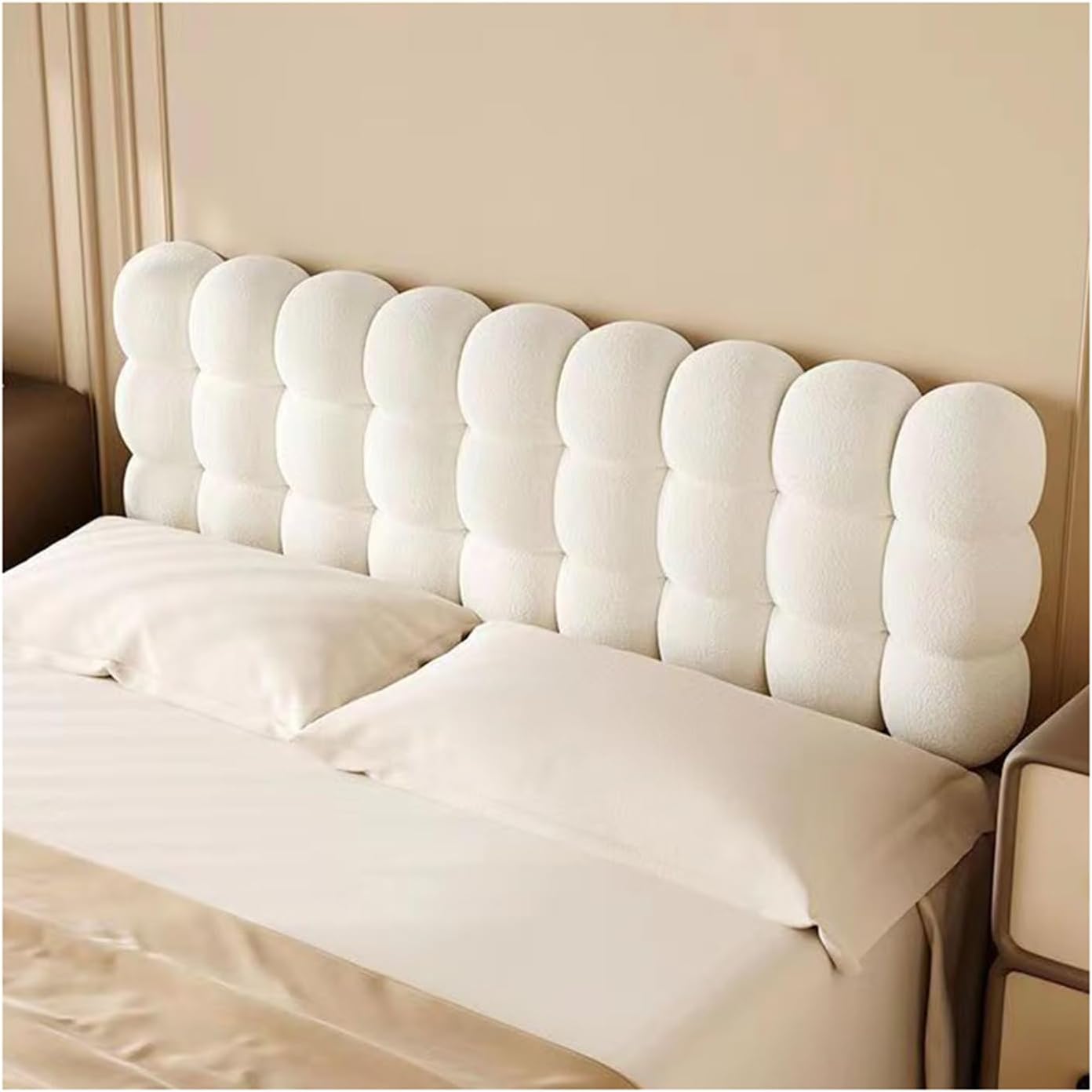 Fluffy Wedge Headboard Pillow 150x60x10cm for Bed and Reading