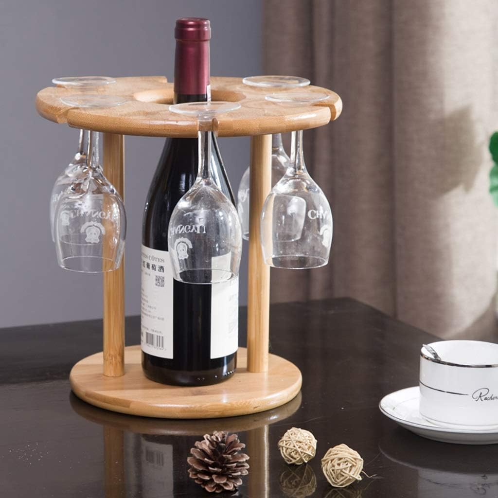 MaGiLL Bamboo Wine Rack Freestanding Storage