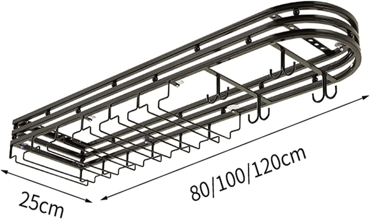 ALDEPO Wine Rack Upside Down Ceiling Holder