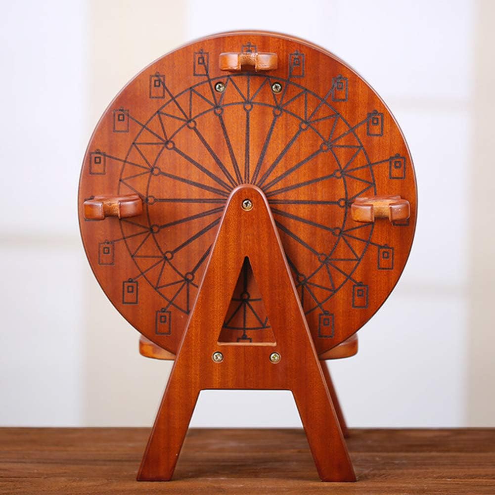 Ferris Wheel Wine Rack 6 Goblet Holder Home Decor