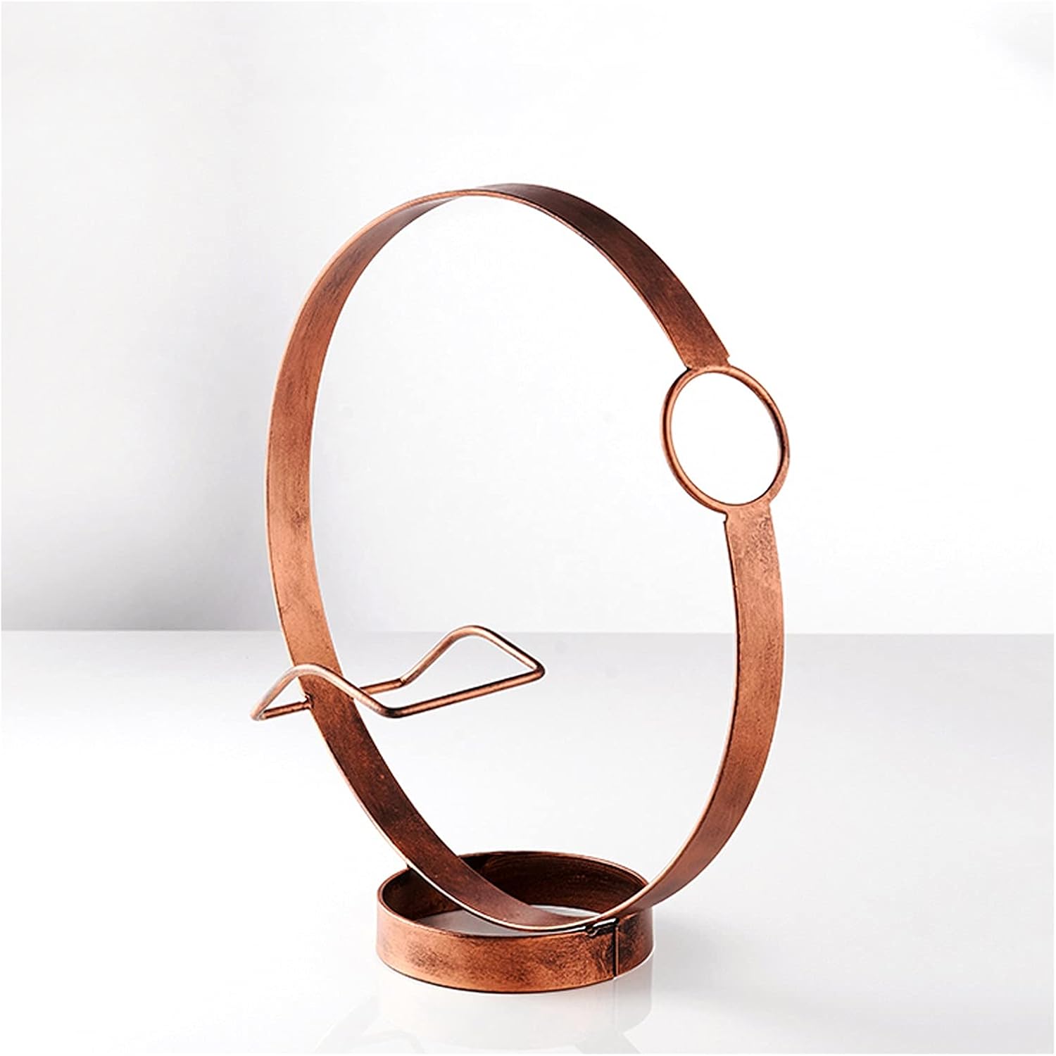 Wrought Iron Wine Rack - Tabletop Wine Storage Holder