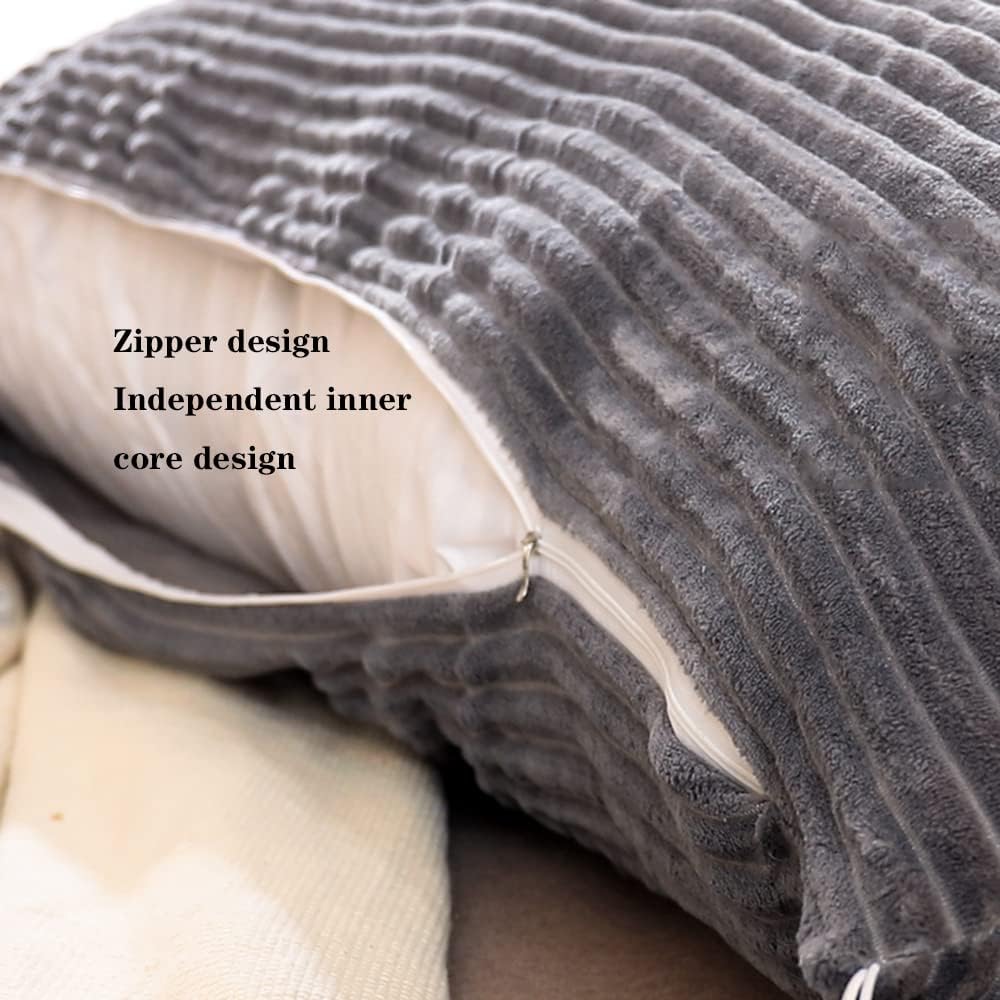 ZZYK Velvet Reading Pillow with Removable Cover